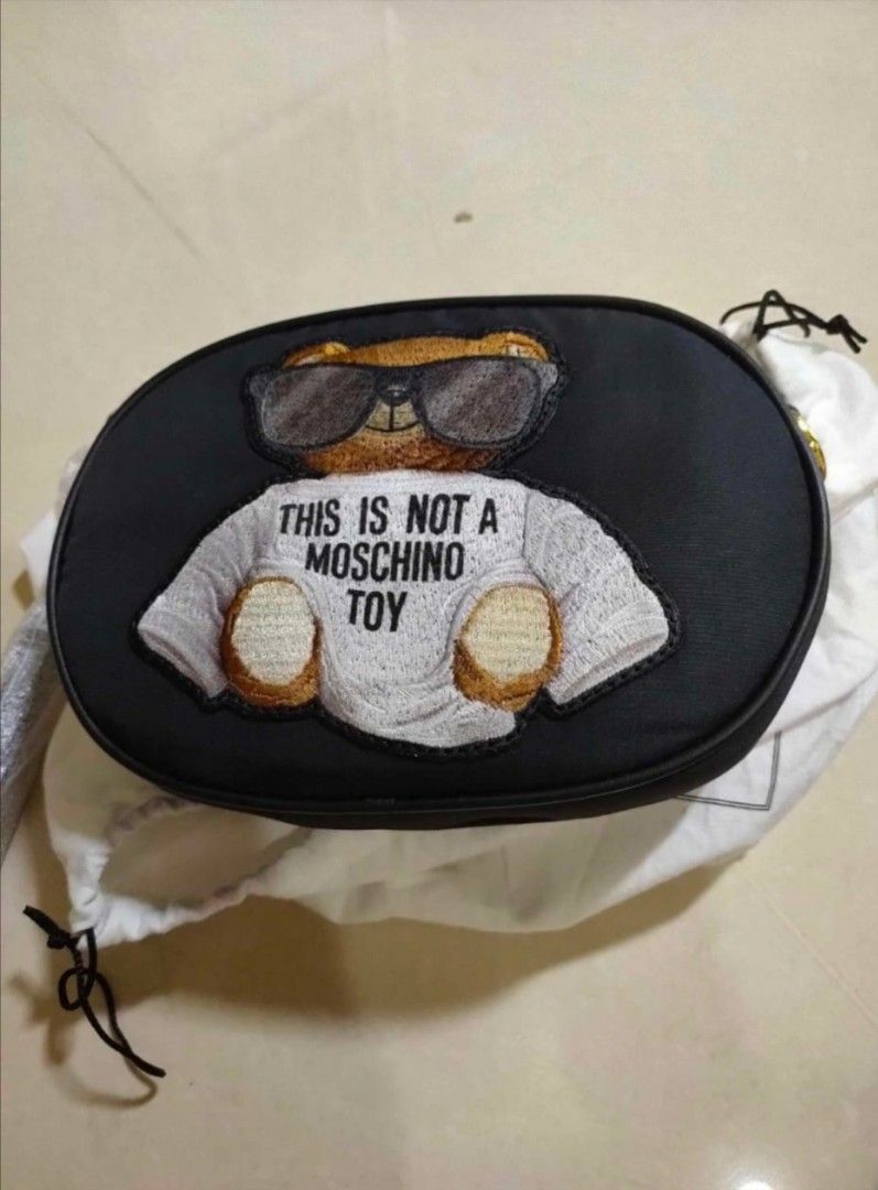 MOSCHINO TEDDY BEAR PRINT BELT BAG