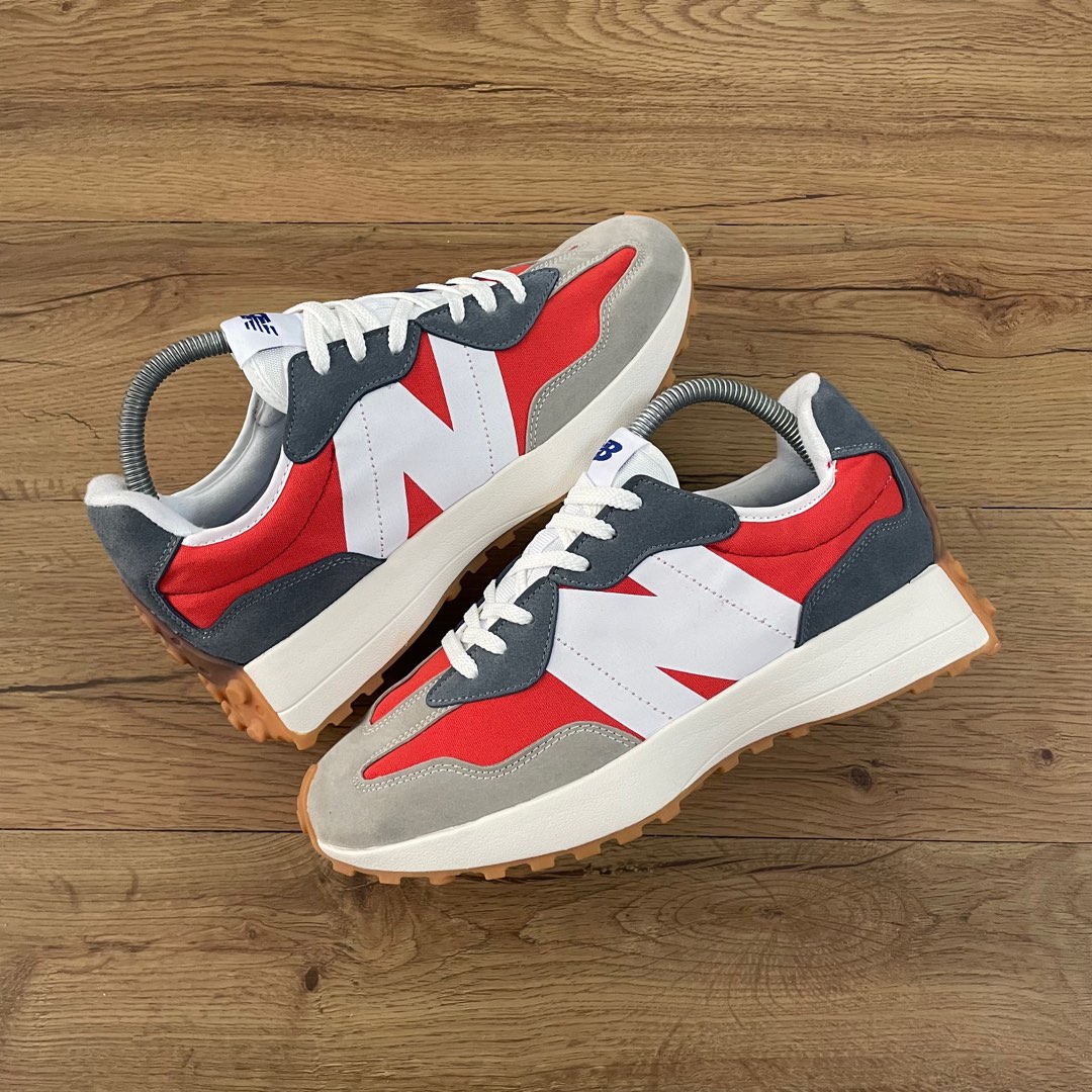 New balance 327 discount navy red grey