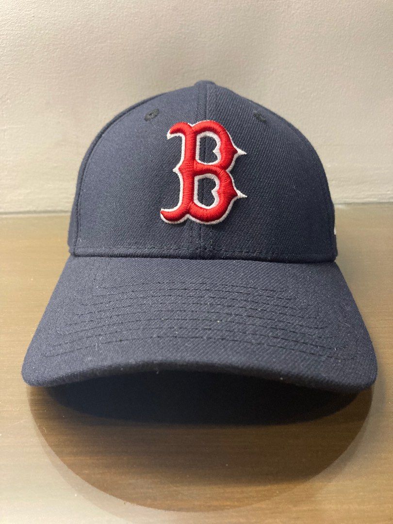 RARE Vintage New Era Pro Model Boston Red Sox Hat White Wool Cap MLB 7 1/4