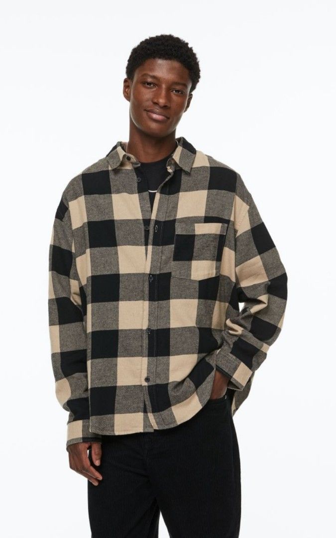 Flannel jacket new arrivals h&m