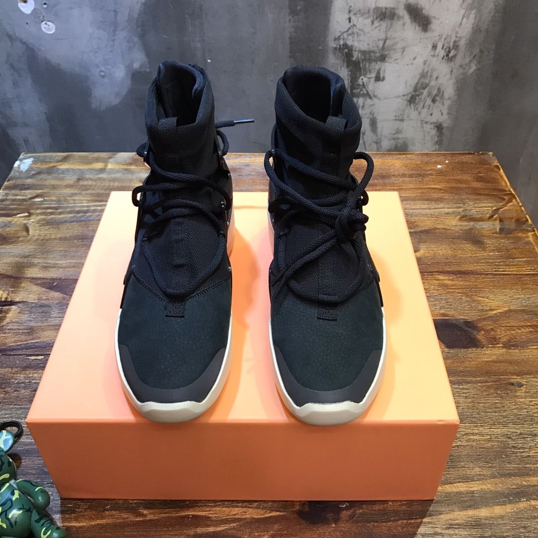 Nike Air Fear Of God 1 black AR4237-001, 名牌, 鞋及波鞋- Carousell