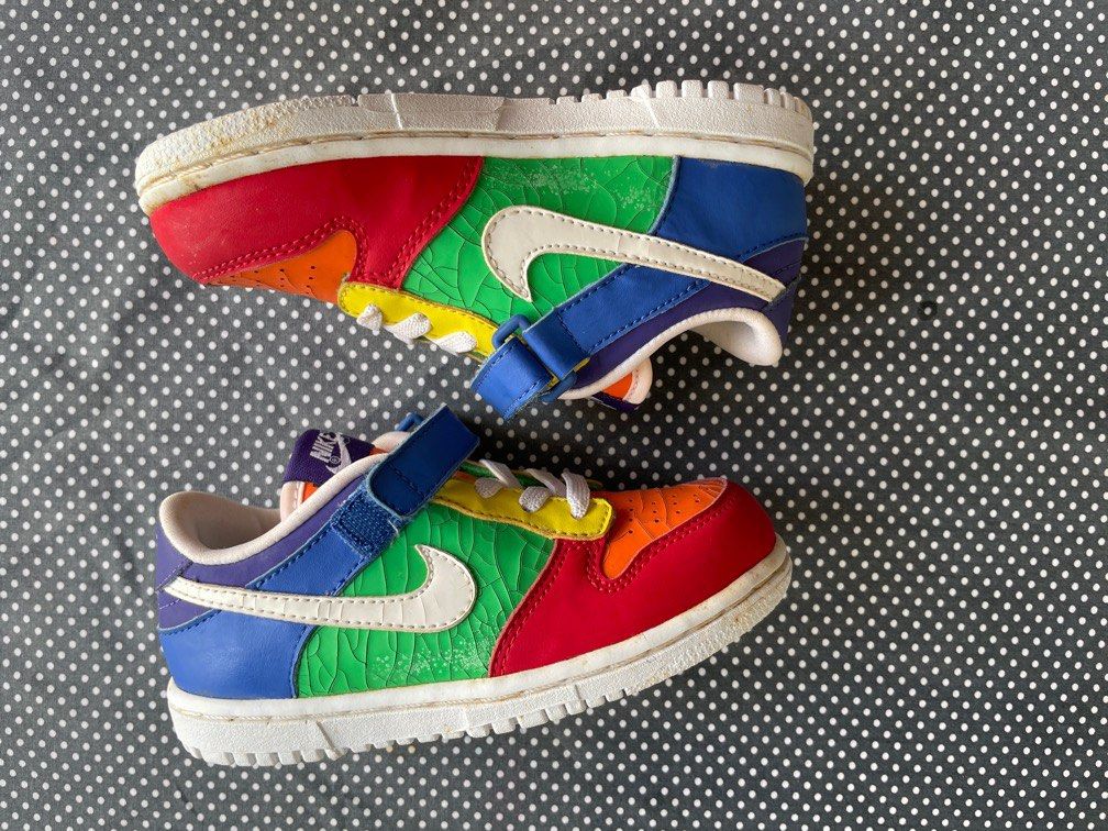 Rainbow discount nikes kids