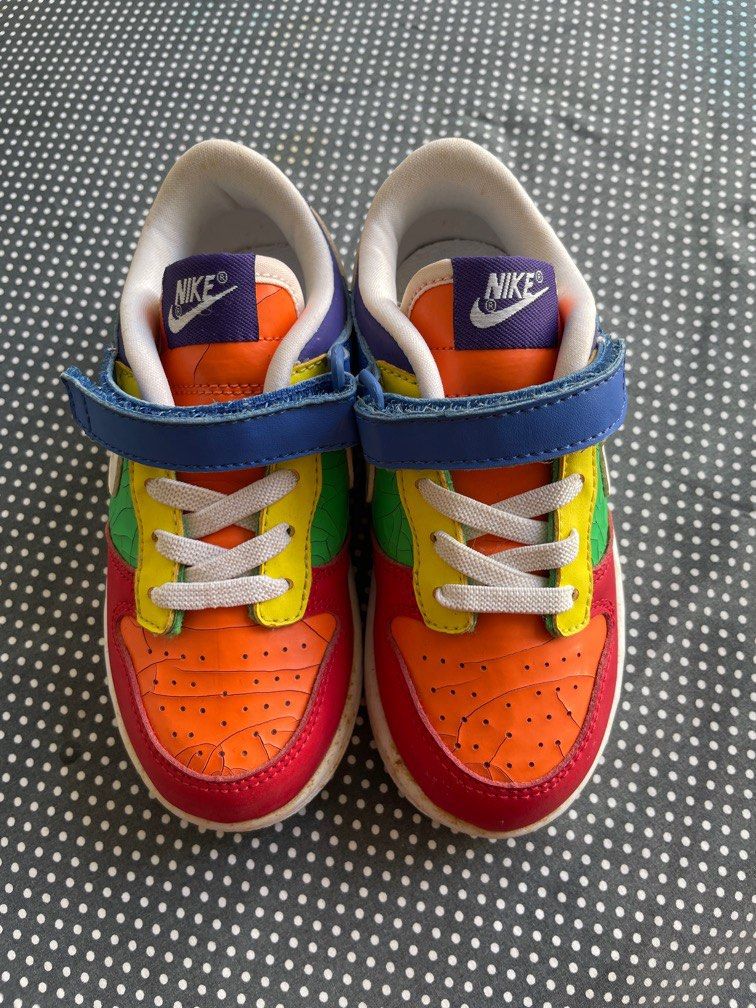 Rainbow nikes top kids