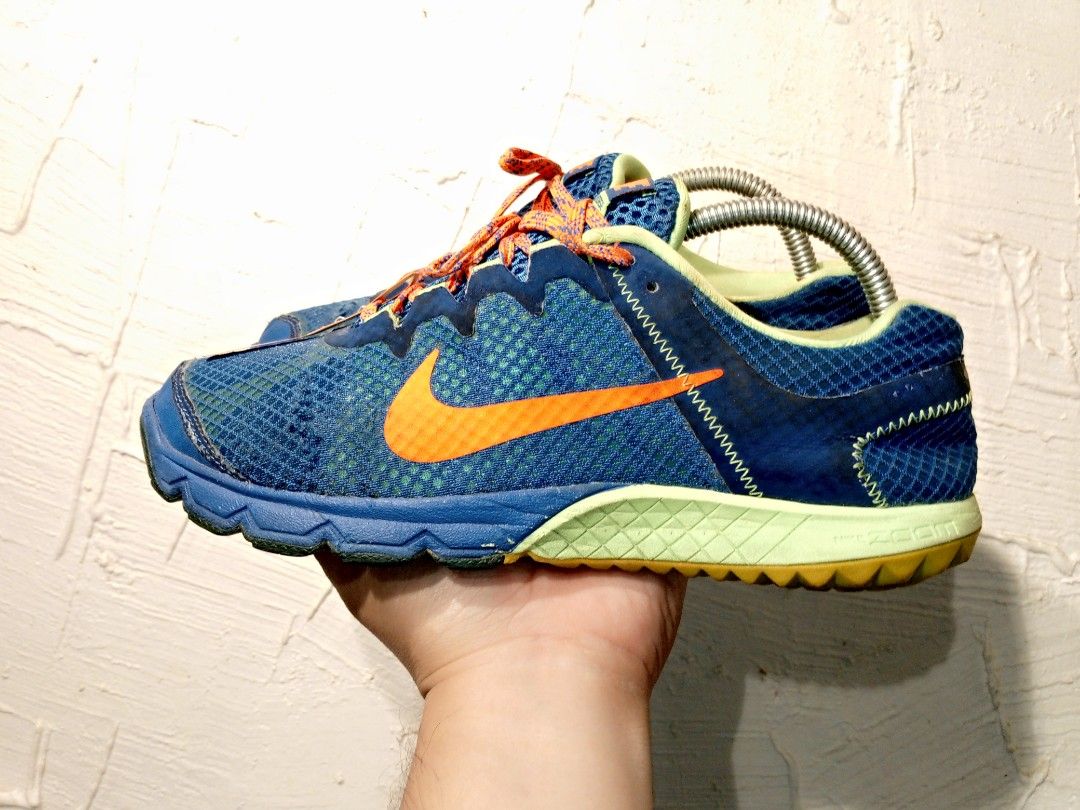 Nike Zoom Wildhorse Trail Running Shoes Blue Orange Lime Green