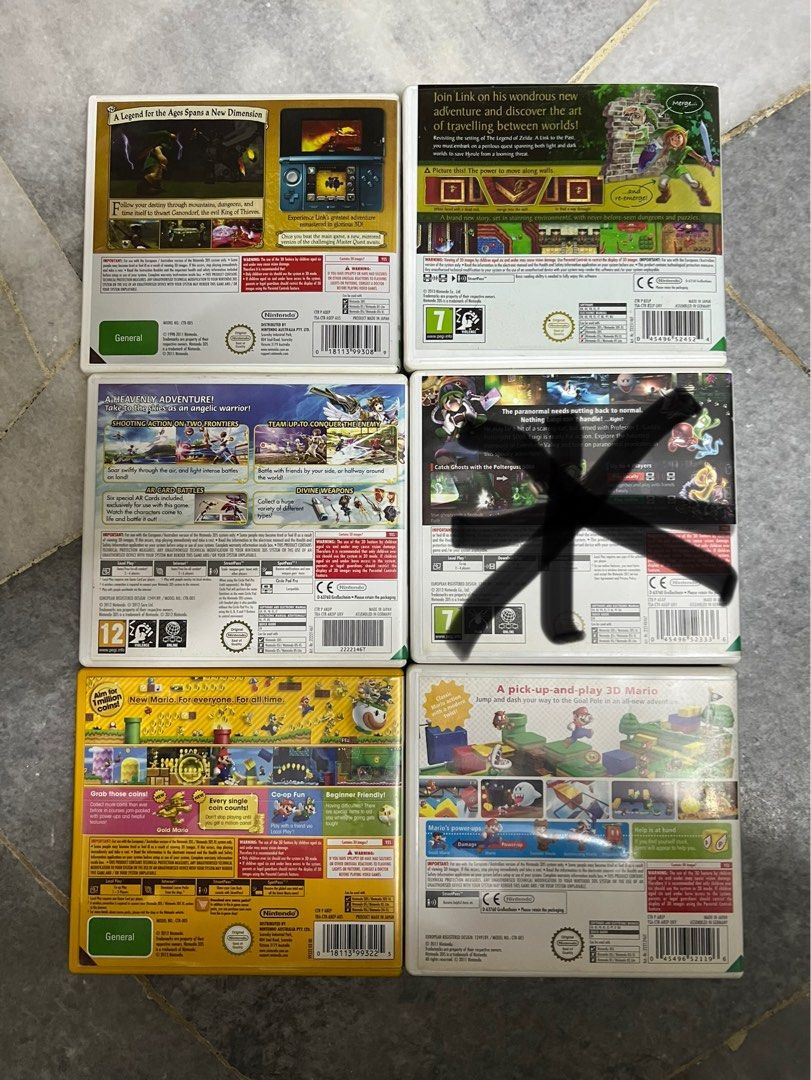 Nintendo 3DS Games English Version bundle sale only