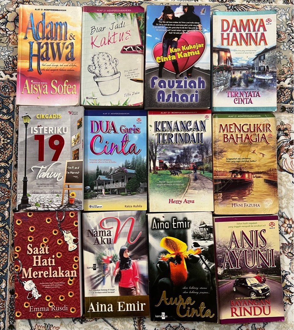 Novel Melayu (romance), Hobbies & Toys, Books & Magazines, Storybooks