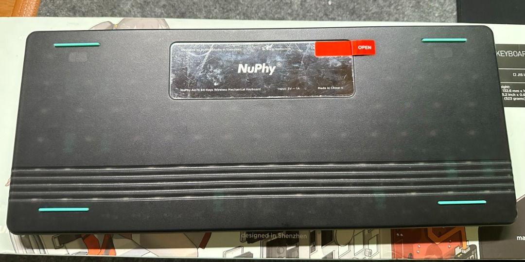 NuPhy Air75 Gateron Low Profile Brown Switch 茶軸矮軸RGB機械鍵盤