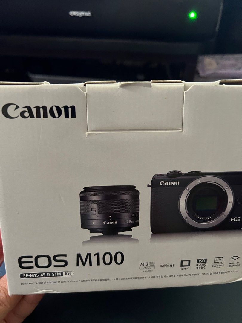 Original Canon EOS M100 (Used), Photography, Cameras on Carousell
