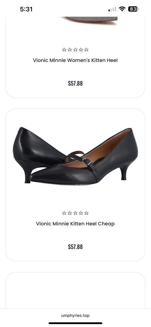 Vionic minnie kitten heel outlet