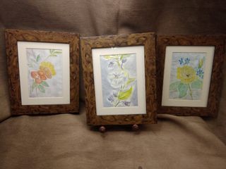 Original Watercolor Painting 3 Beautiful frames