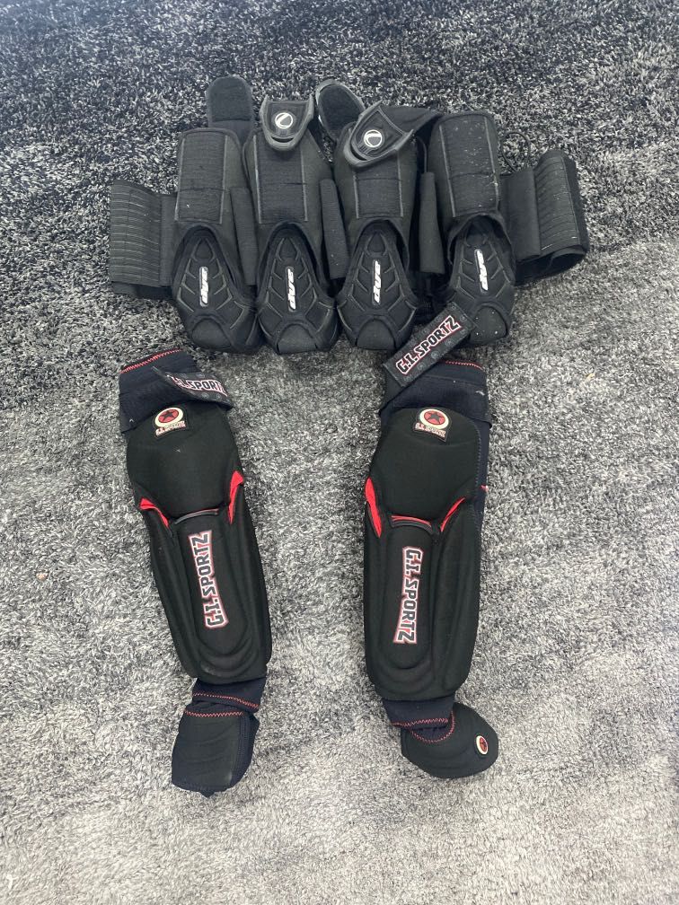 Paintball arm guard and pellet belt, Sports Equipment, Other Sports