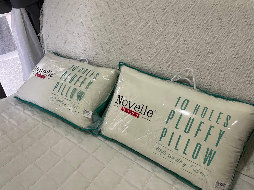 Novelle brand new two Pillows., Furniture & Home Living, Bedding