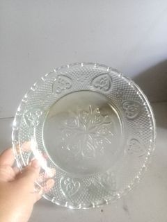 Piring saji kue motif timbul