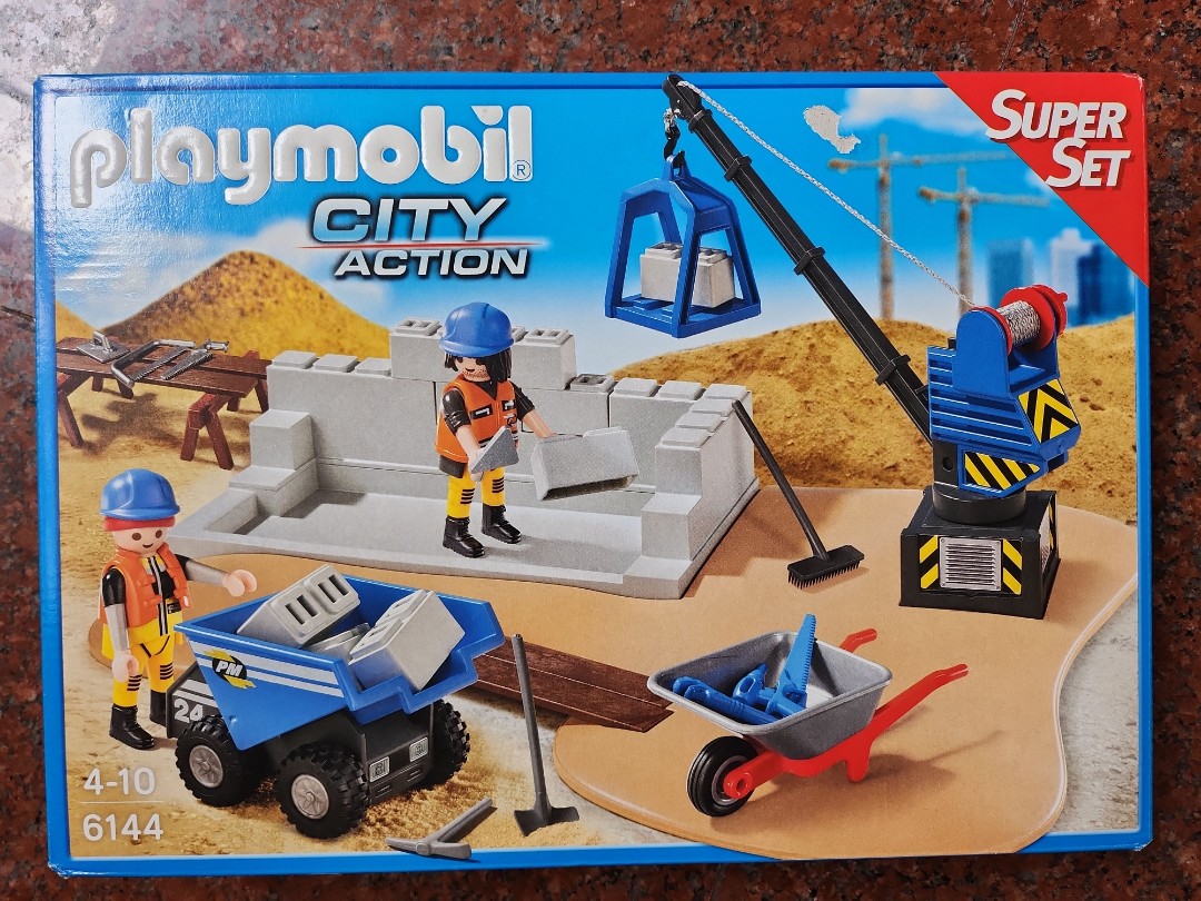 Playmobil City Action 6144 Super Set Construction - Playmobil