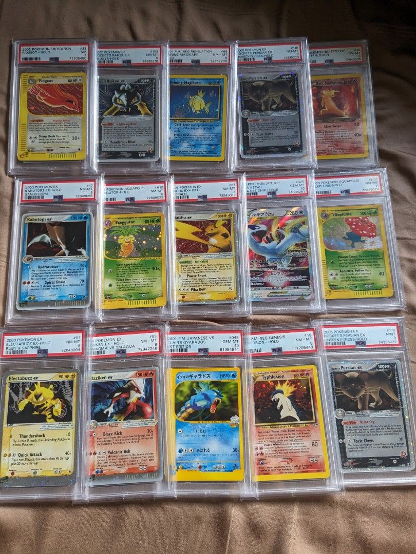 Pokmon cards psa pokemon, Hobbies & Toys, Toys & Games on Carousell