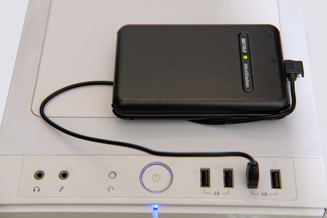 Portable Hard Disk Buffalo ministation 160GB Made in Japan (S/No ...