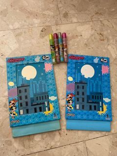Power puff girls photo frame and pencil lead