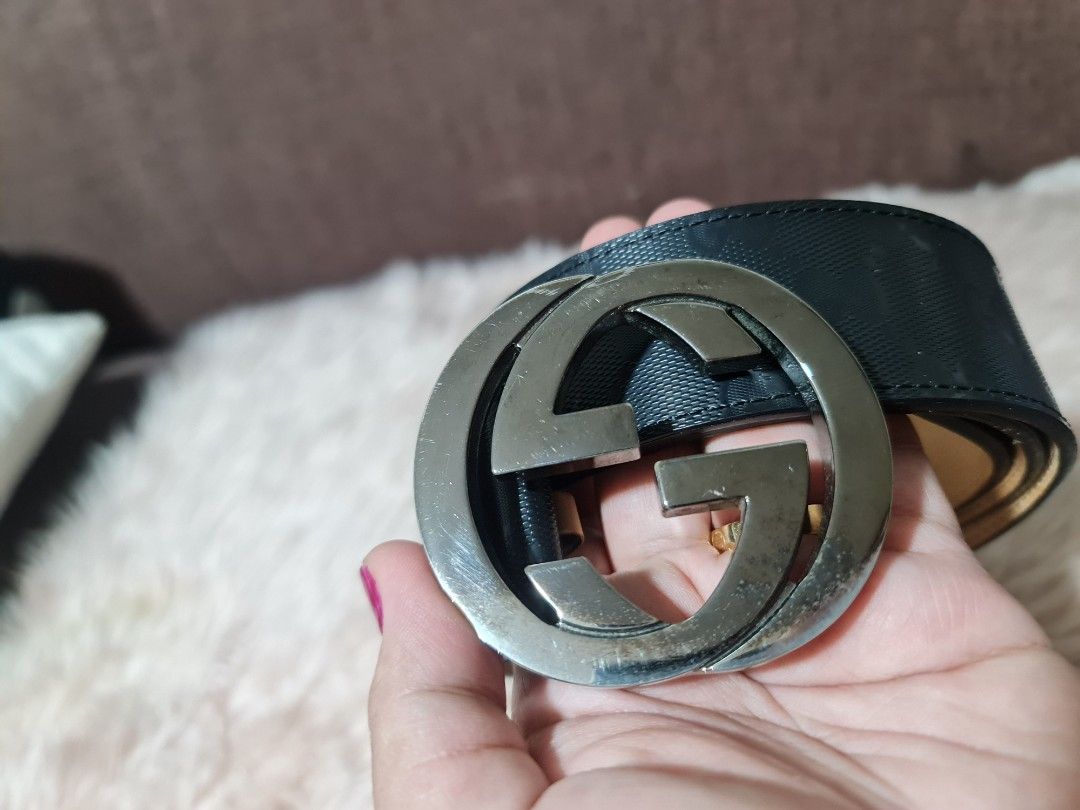 Scratched gucci belt sales