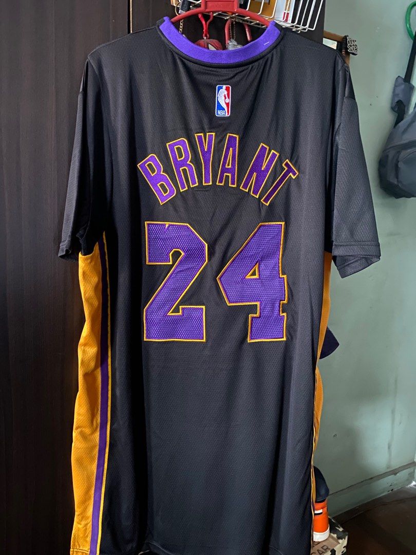 Premium Stitch 2016 LA Lakers Hollywood Nights Kobe Bryant Jersey