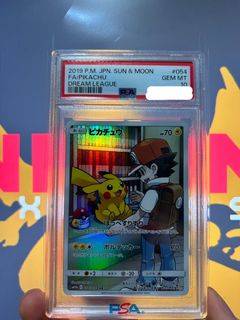 ピカチュウ CHR PSA10 / PIKACHU DREAM LEAGUE PSA10 2019 Pokemon Japanese Dream League Full Art Pikachu