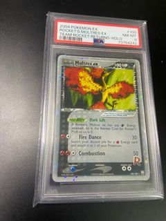 PSA 10 Moltres EX Holo Shiny 115/112 Fire Red Leaf Gree