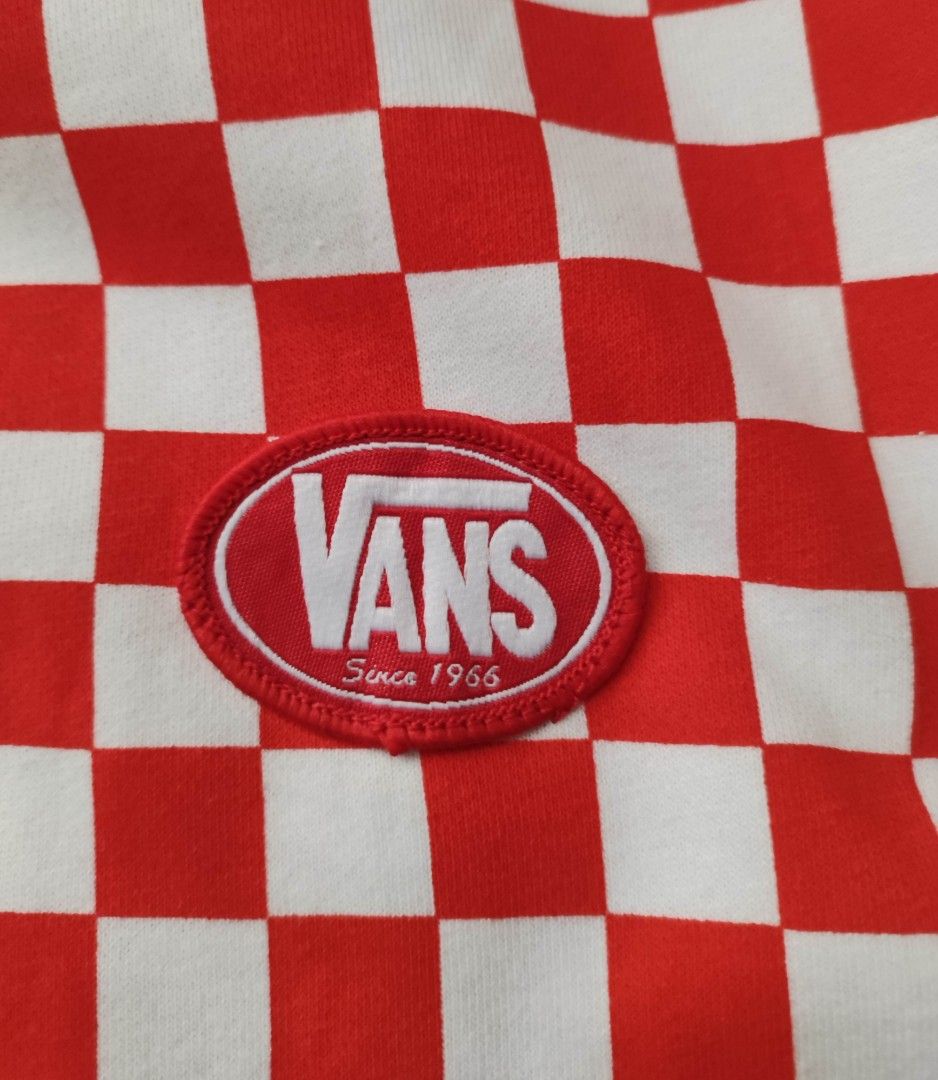 Vans clearance logo checkered