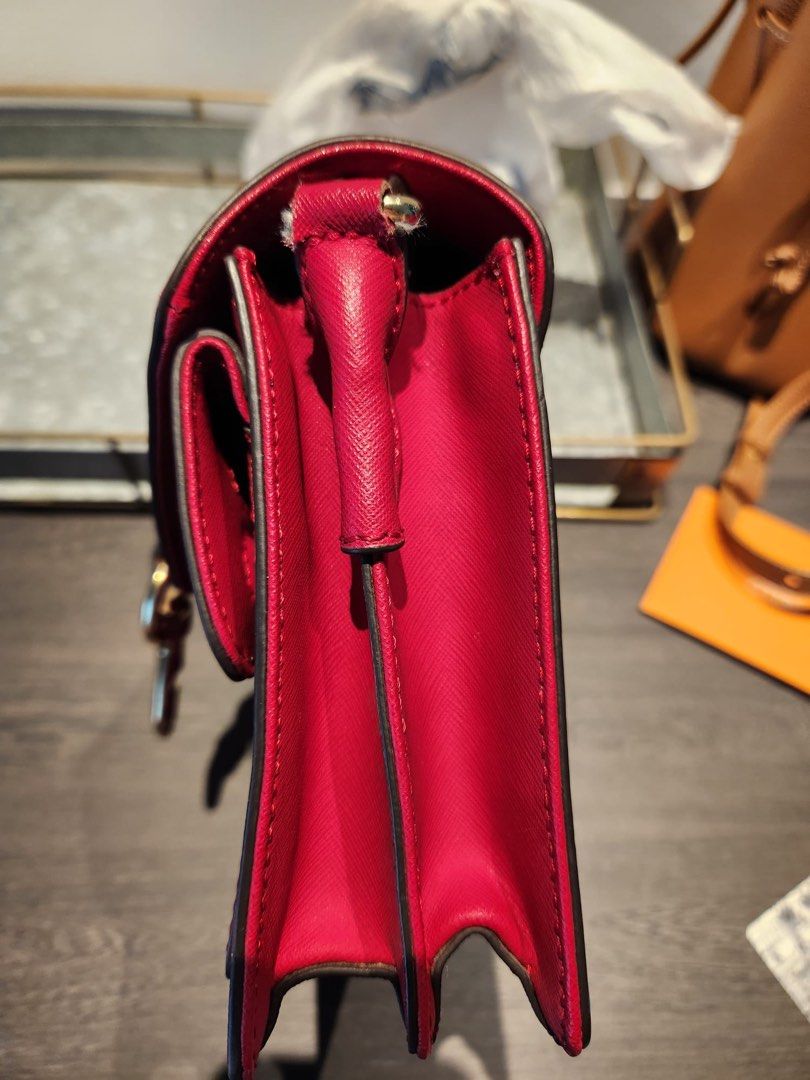 Rebecca minkoff red new arrivals bag