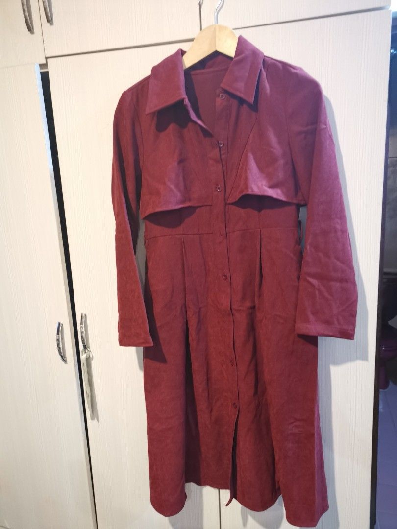Red corduroy jacket