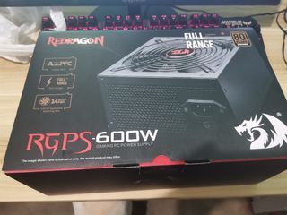 Redragon RGPS GC-PS002 600W Gaming PC Power Supply 80 plus Bronze Rating
