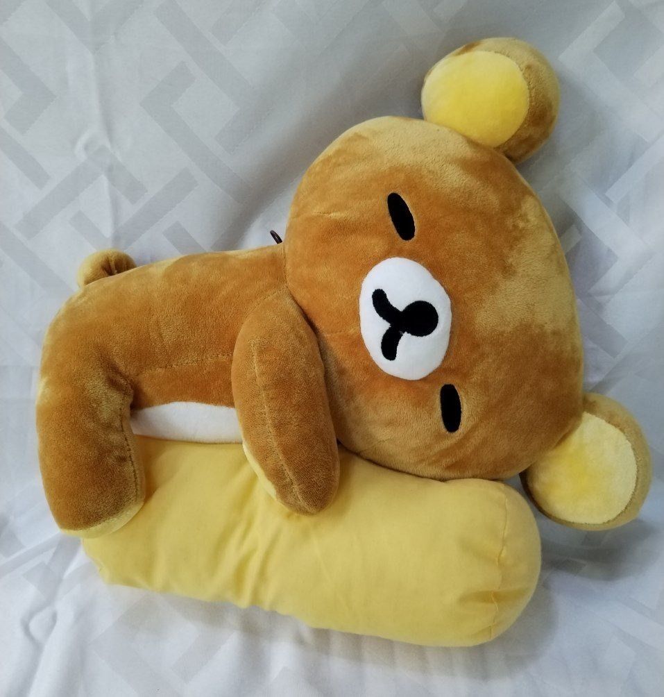 Rilakkuma Sleeping with pillow San X Plush Toy 13