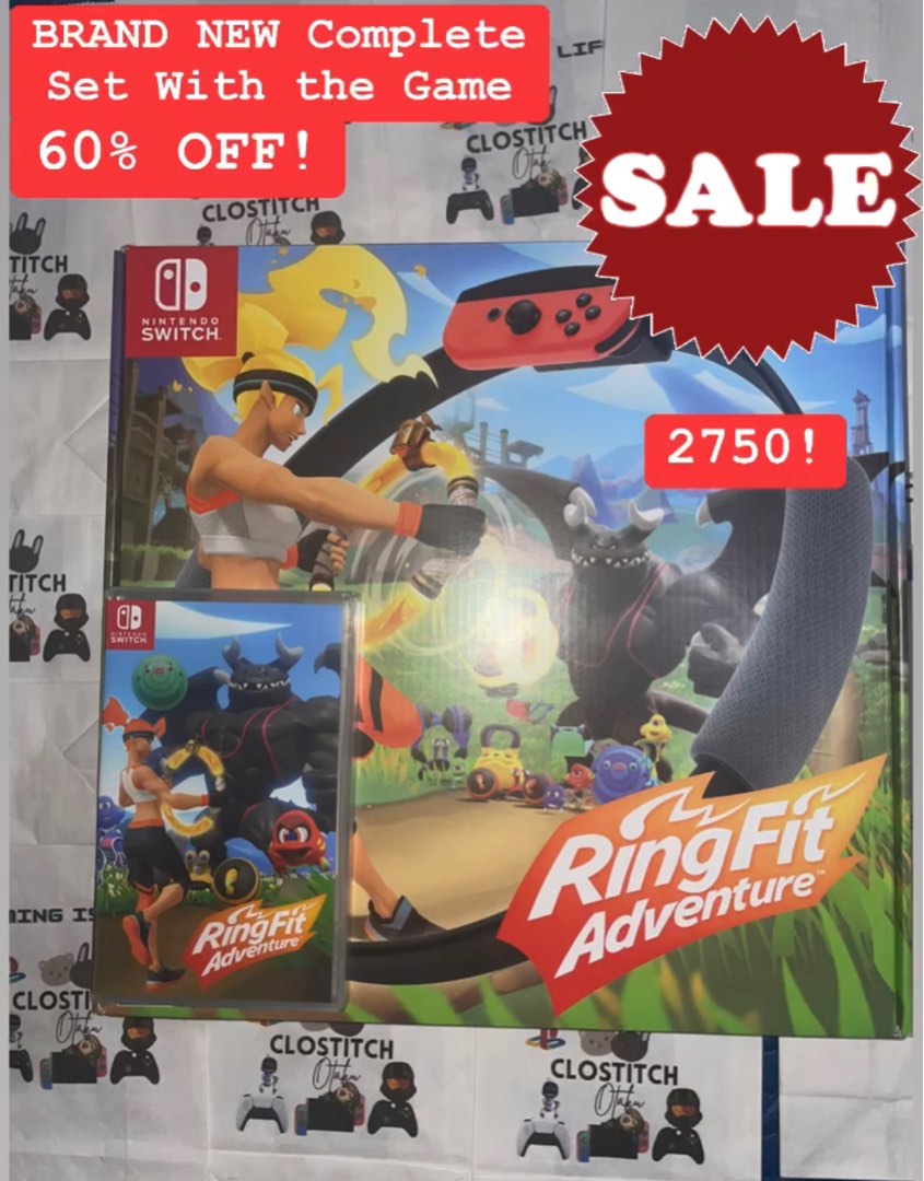 Ring Fit Adventure Complete set GTA Trilogy Nintendo Switch 60 OFF SALE Brand New