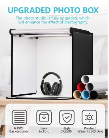 Samtian photo light box top