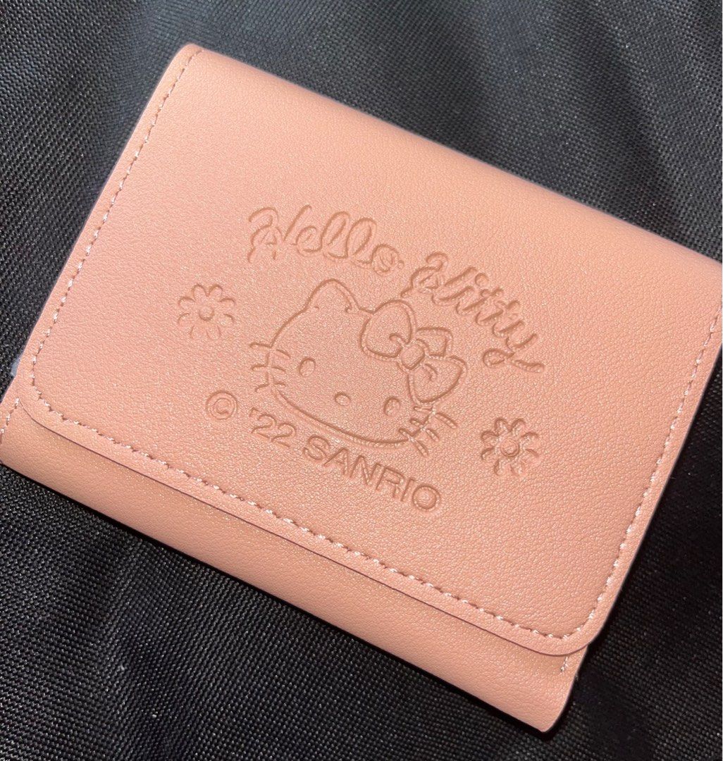 Pink Hellokitty Trifold Wallet Women s Fashion Bags Wallets