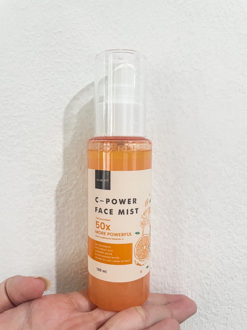 SCARLETT C POWER FACE MIST 50x MORE POWERFUL VITAMIN C ORANGE 100ml