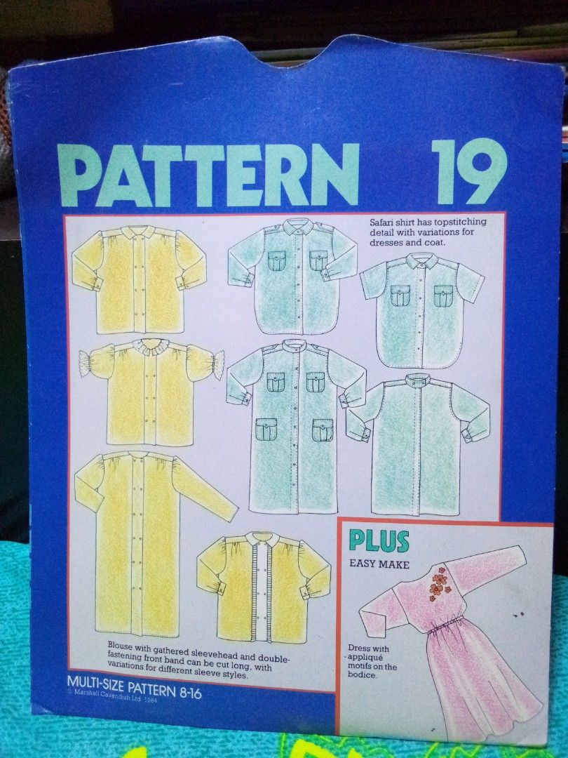 Sewing Pattern Guide 19 on Carousell