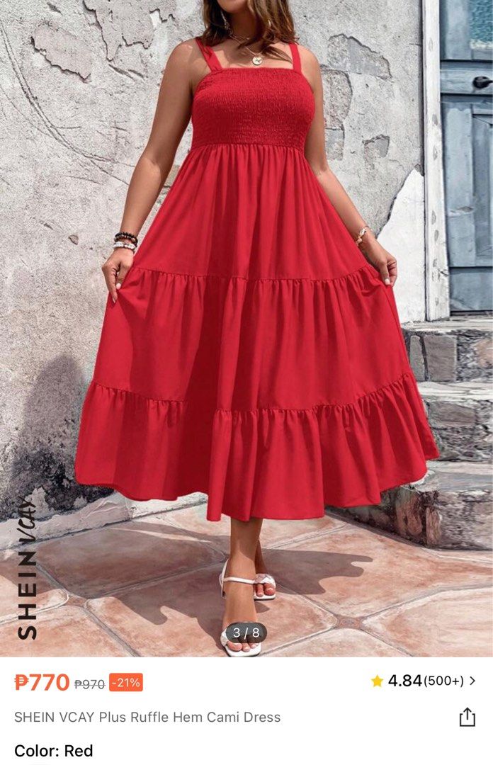 SHEIN Red maxi dress, Women's Fashion, Dresses & Sets, Dresses on Carousell SHEIN Red maxi dress, Women's Fashion, Dresses & Sets, Dresses on Carousell