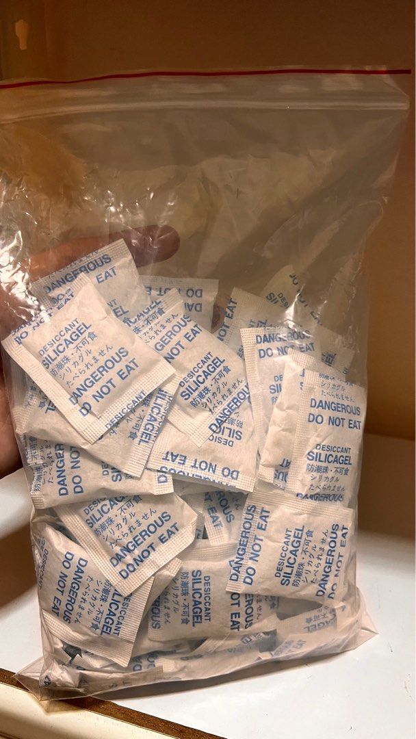Silicon desiccant sachets, Hobbies & Toys, Stationery & Craft, Craft