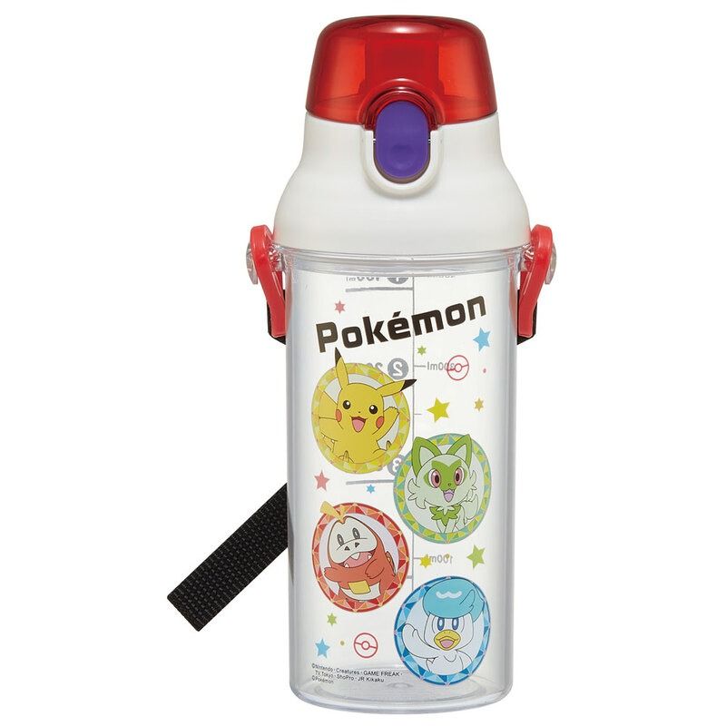 Skater Pokémon Pikachu Drink Marker Bottle 480ml, Furniture & Home