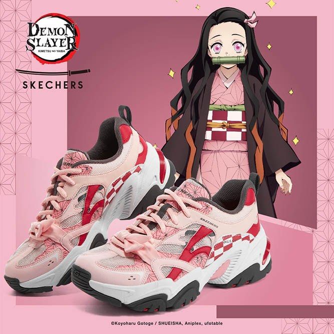 Skechers Demon Slayer Nezuko, Women's Fashion, Footwear, Sneakers on