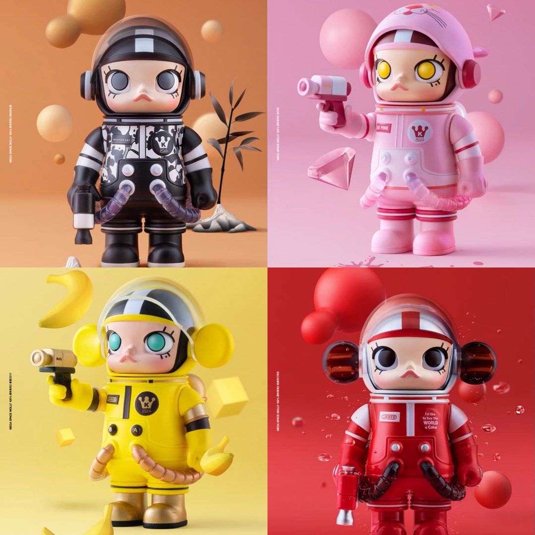 MEGA SPACE MOLLY 100% SERIES 2.0 POPMART / FULL SET / SINGLE BLIND BOX /  ABLE TO CHOOSE DESIGN