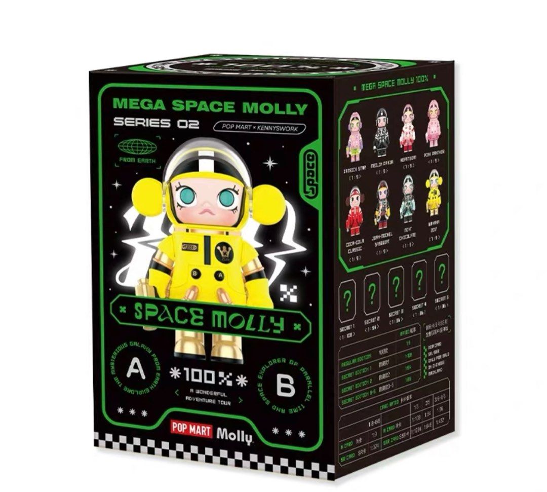 MEGA SPACE MOLLY 100% SERIES 2.0 POPMART / FULL SET / SINGLE BLIND BOX /  ABLE TO CHOOSE DESIGN