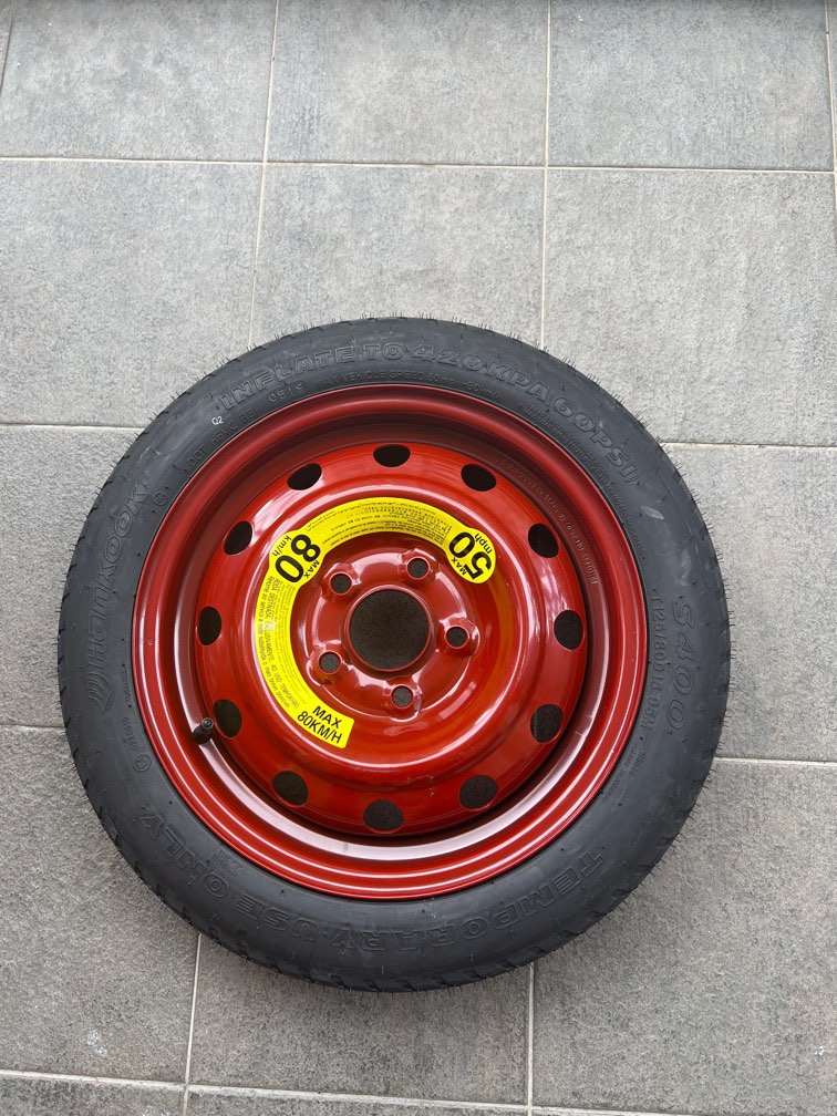 Spare Tyre, Car Accessories, Tyres & Rims on Carousell