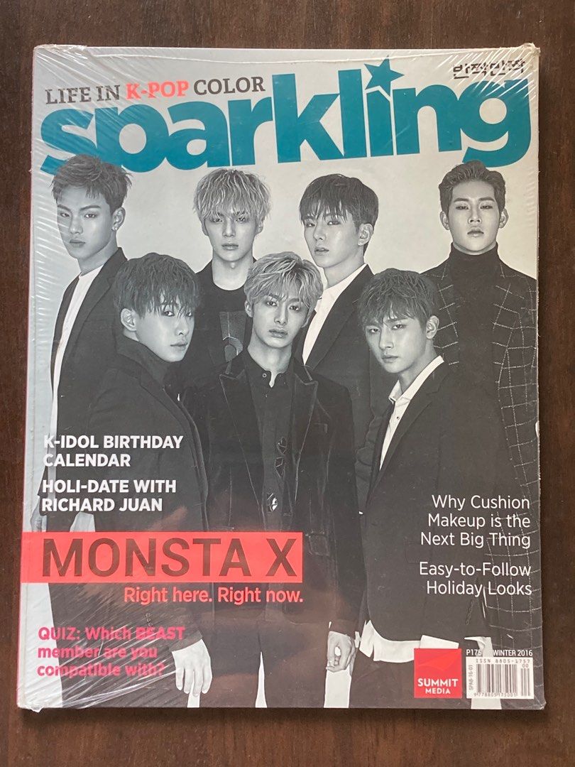 Sparkling K-Pop Magazine Winter 2016 Issue (sealed) on Carousell