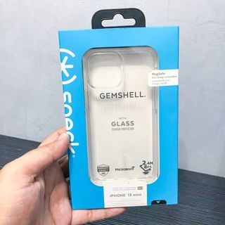 Speck Gemshell with Glass Screen Protector for iPhone 13 Mini Phone Case (Sealed)