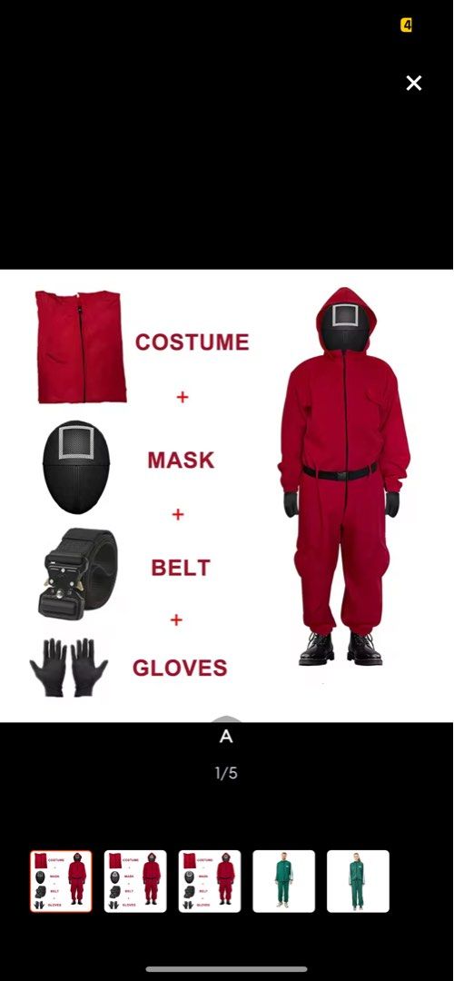 Squid Game Costume, Women's Fashion, Dresses & Sets, Sets or
