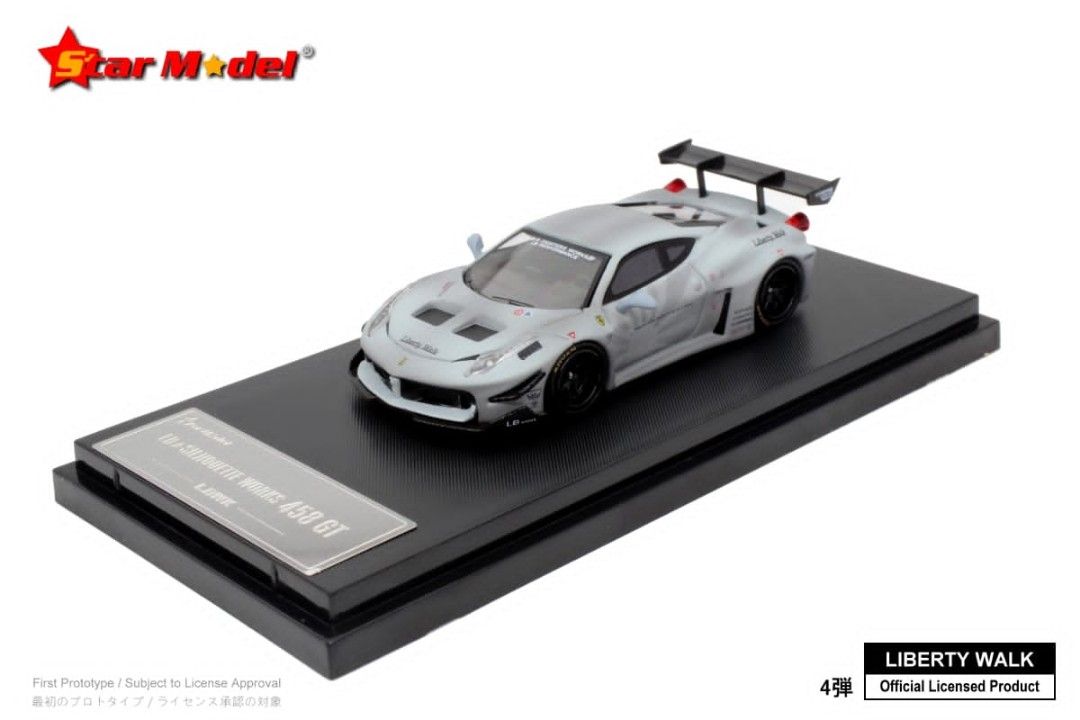 Star Model 1:64合金模型!日本LBWK授權產品,剪影版LB-Silhouette WORKS 458 GT。最新預售中 ...