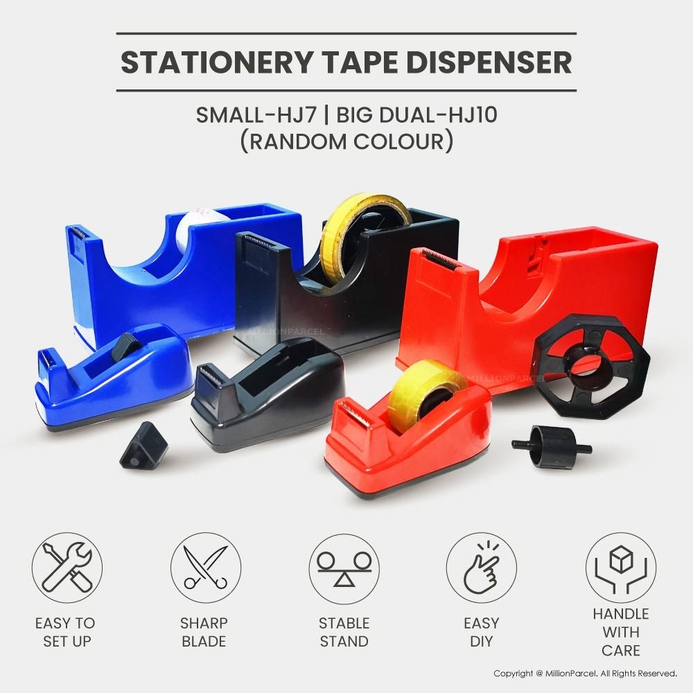 Stationery Scotch Tape Holder 2 size Packing Tape Dispenser Large