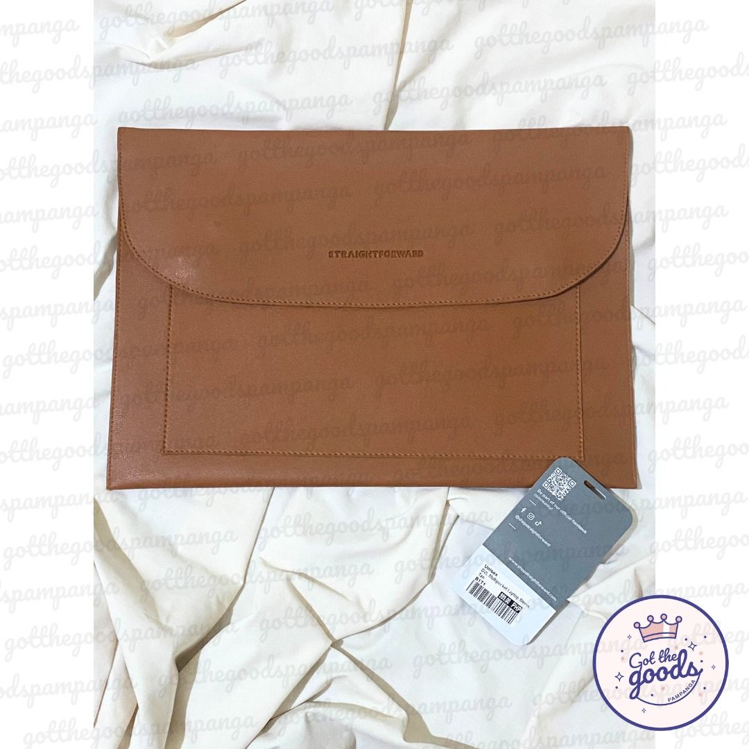 Straightforward Laptop Sleeve (Category: Laptop Bags & Sleeves) located in Mexico. Submitted by gotthegoods_pampanga (Listing ID 1247252801, Image 1). Description: Straightforward Laptop Bag Fits your work essentials like a laptop up to 14", a small notebook and other work documents. Decluttering. Seldom used. With signs of usage and zipper press mark. RFS: Upgraded to gaming laptop, can't use this anymore Product dimes: H-10.75" / L-15" Material