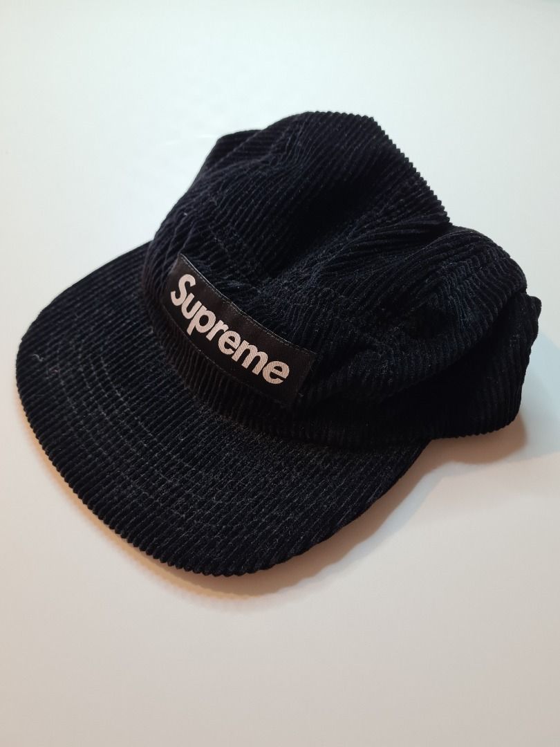 Supreme corduroy 2025 camp cap ss18