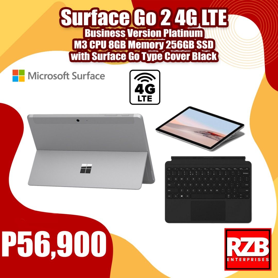 Surface Go 2 LTE m3 Ram 8G SSD 256G - www.stedile.com.br